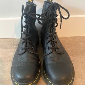 Dr. Martens 1460 Pascal Virginia Leather Lace Up Boots - Size EU 38 / US 7